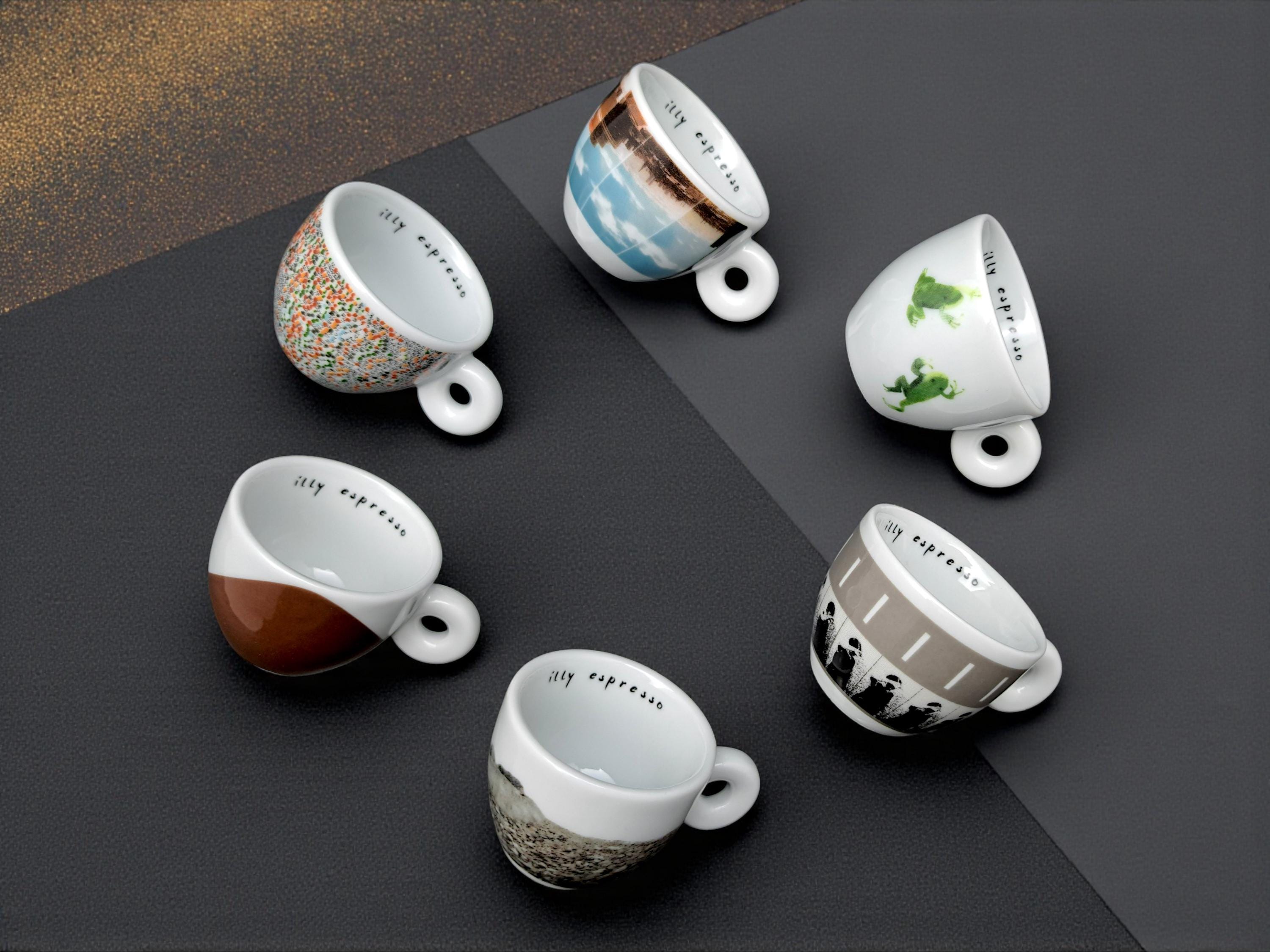 illy art collection NUDE 6客 Set of 6 Coffee Cups, Illy Art Collection, 2001 Moma PS1 - Etsy