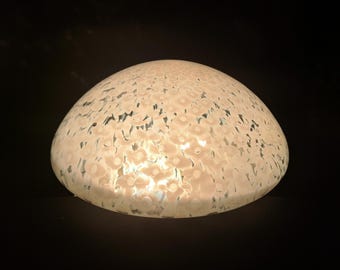 Vintage Murano Glass Ceiling Lamp. Made in Italy.