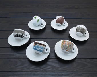 コーヒーカップ6個セット、イリー・アート・コレクション、2001年 MoMA
