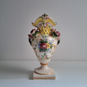 Ceramic vase, made in Italy, vintage, 1960s