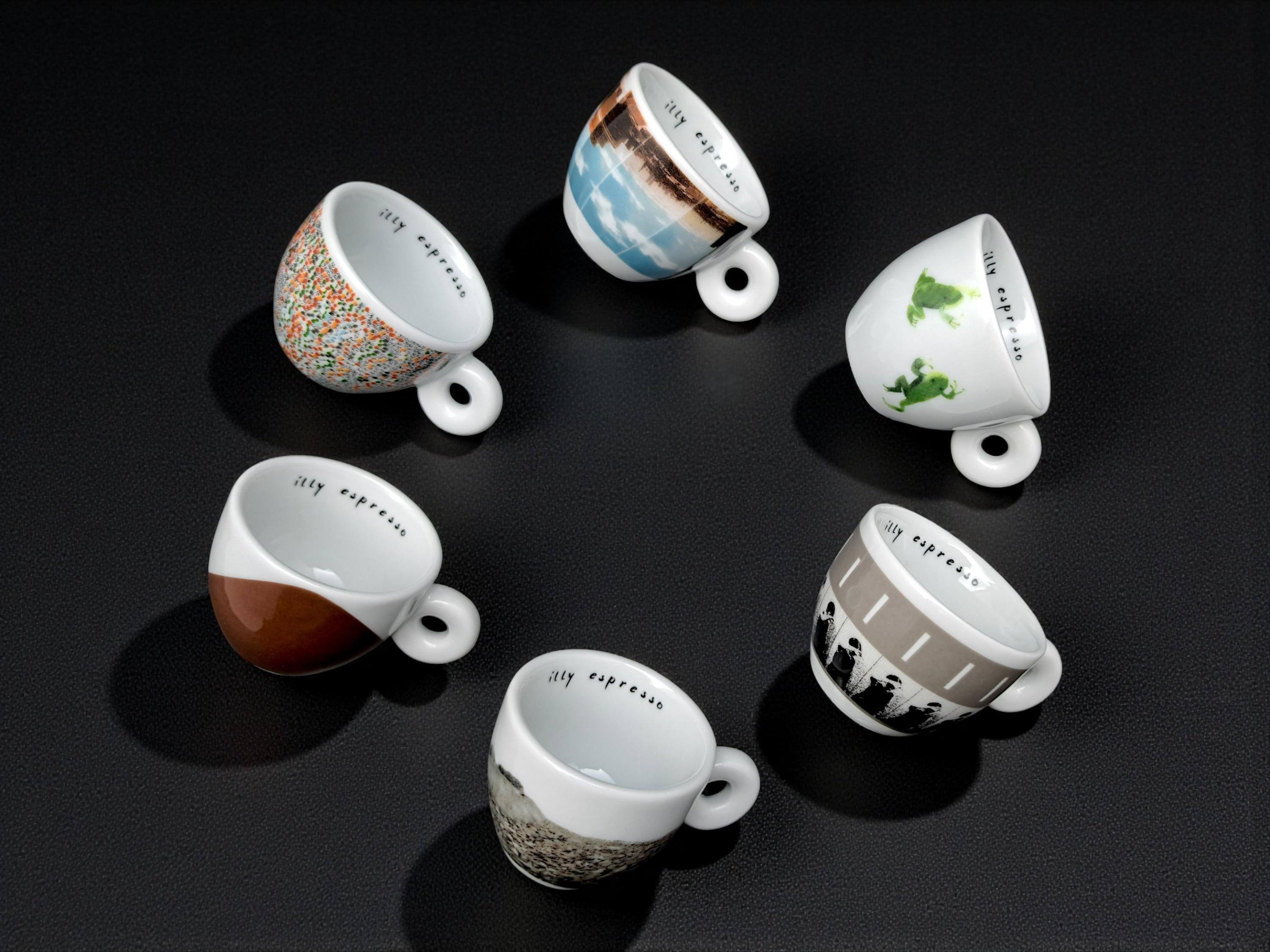 Set of 6 Coffee Cups, Illy Art Collection, 2001 Moma PS1 - Etsy