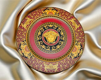 Wall plate, Rosenthal for Versace, Ikarus Medusa model, 1990s.