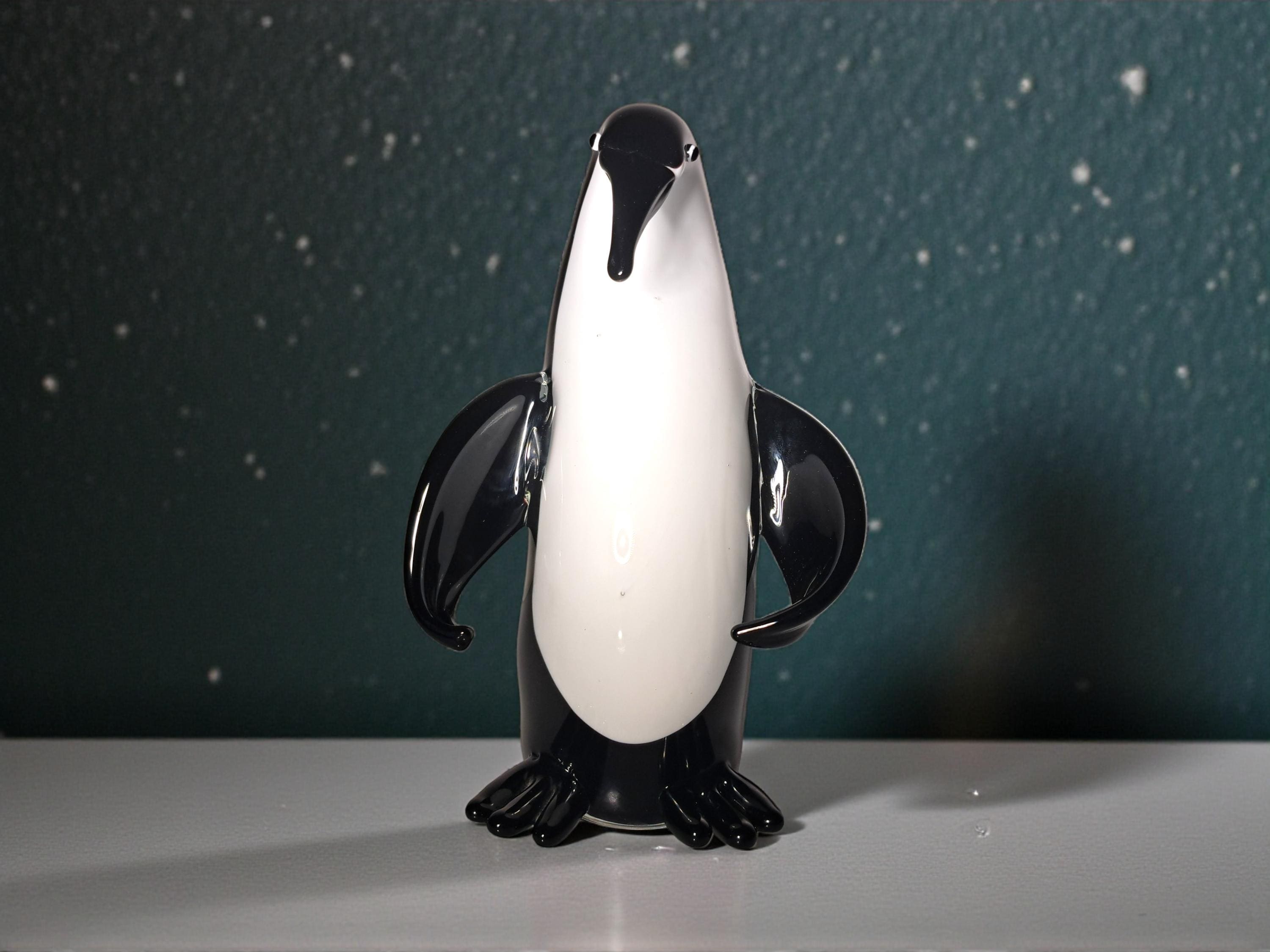 Murano glass penguin - Etsy 日本
