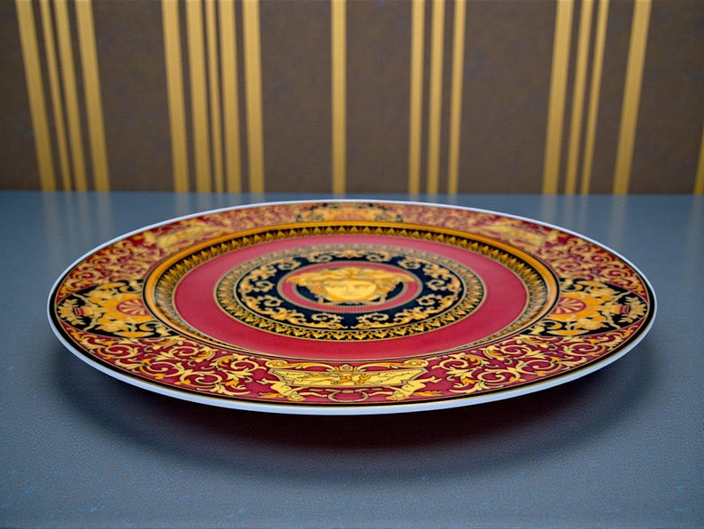 Wall plate, Rosenthal for Versace, Ikarus Medusa model, 1990s. image 2