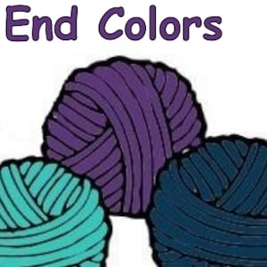 Cotton end colors to coordinate with Bre-Aly Gradients