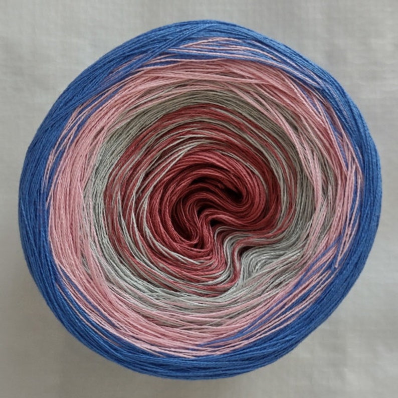 select your wind-up options gradient tied stranded cotton FOLLOW ME GT Deep Rose center