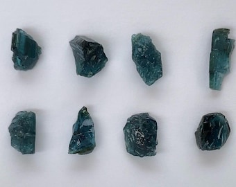 Indicolite, blue Tourmaline rough, raw, Brazil.