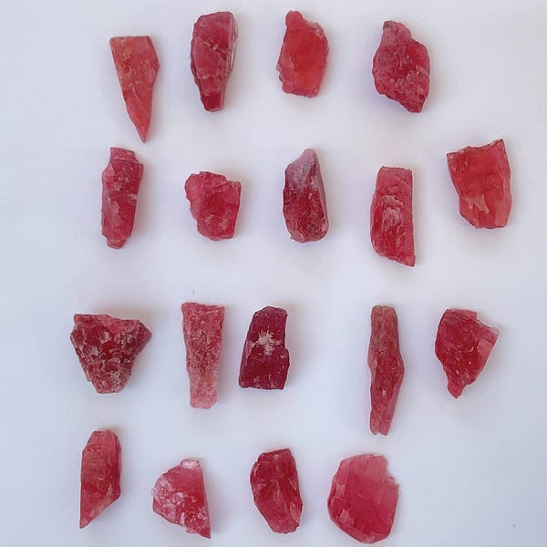 Rhodonite rough, Brazil.