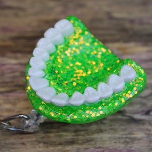 Teeth Badge Reel  Dental Hygienist Badge Reel Gift  Dentist Badge Reel   Dentist Gift
