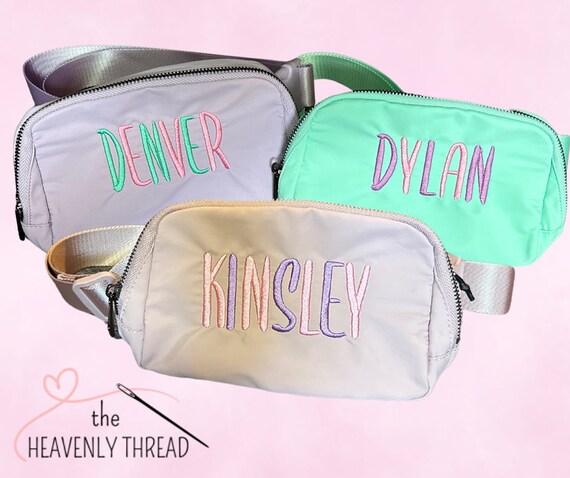 Personalized Embroidered Fanny Pack Etsy Ireland