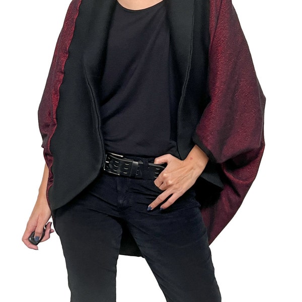 White Cropped Cocoon Jacket main image 1