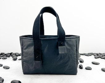 Black Quilted Mini Tote Bag BAGG00083