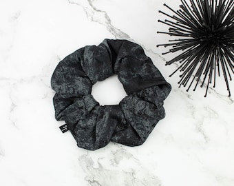 Black and Yellow Extra Large Hair Scrunchie
