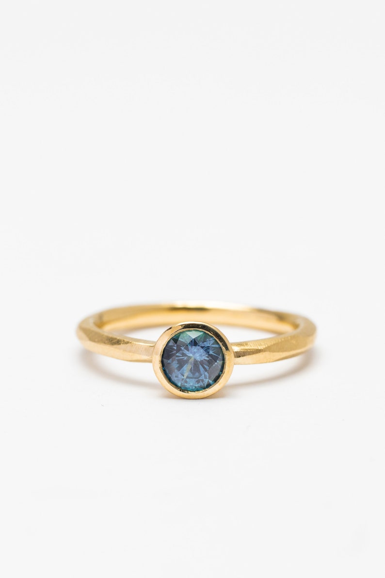 Montana sapphire ring bezel set women#39;s 10k 14k 18k solid ro Montana sapphire ring bezel set women#39;s 10k 14k 18k solid ro