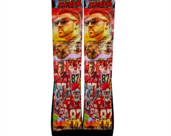 CHIEFS SOCKS "Travis Kelce"