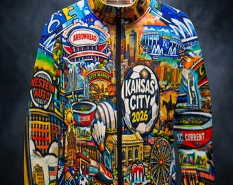 KANSAS CITY World cup 2026 "Unisex" Jacket, custom art