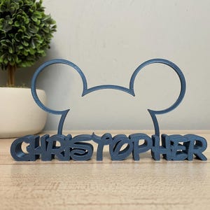 Personalized Disney Styled Name Plate, Customizable Name Plate, Disney Themed Name Plate, Birthday Gifts, Christmas Gifts, Teacher Gifts