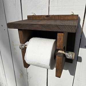 Rustic Toilet Paper Holder - Etsy