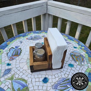 Rustic Napkin Holder, Wooden