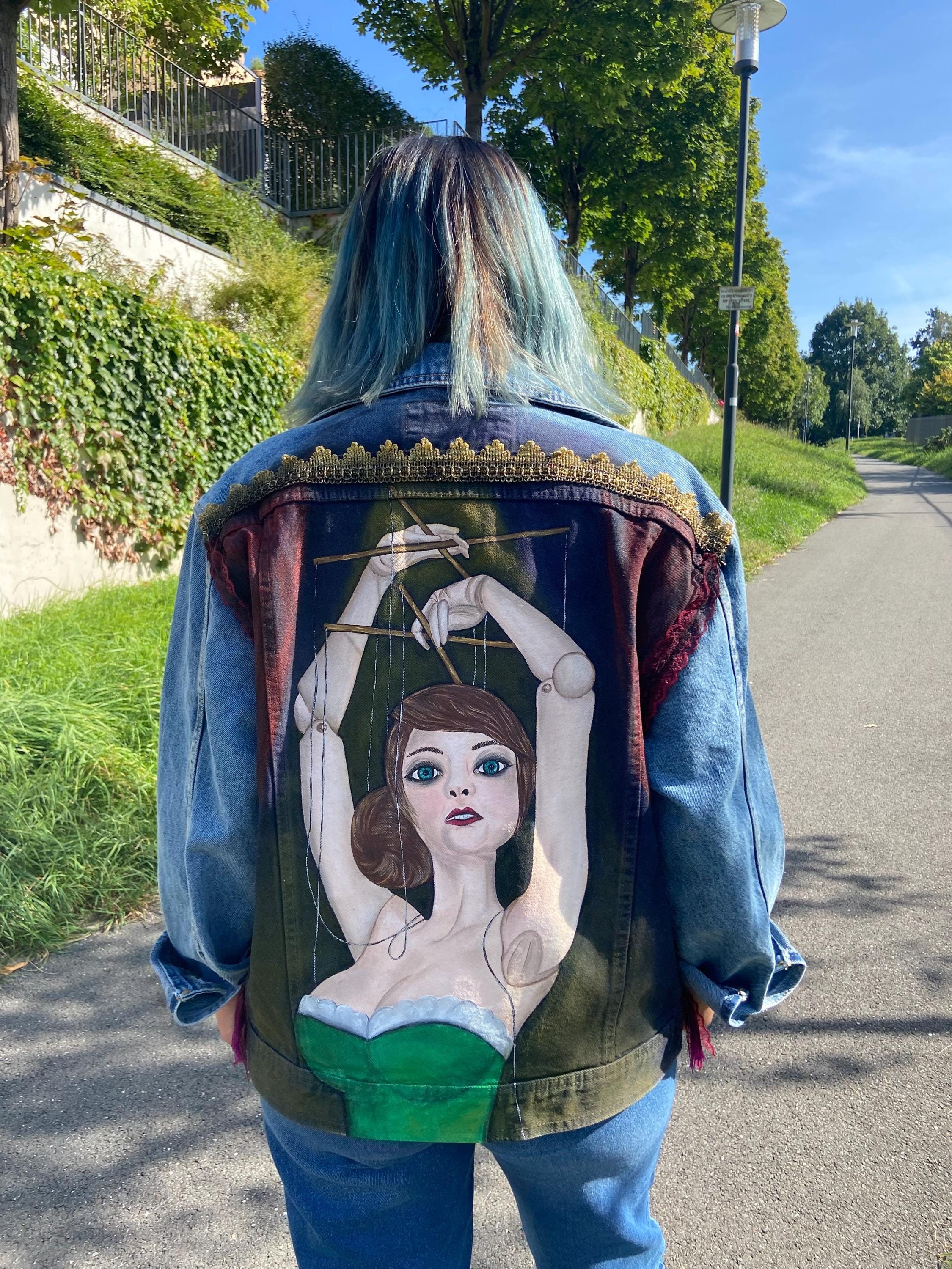 Graffiti Jean Jacket UK