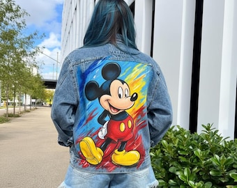 Disney Pocahontas - Hand Painted Custom Denim Jean Jacket - Etsy