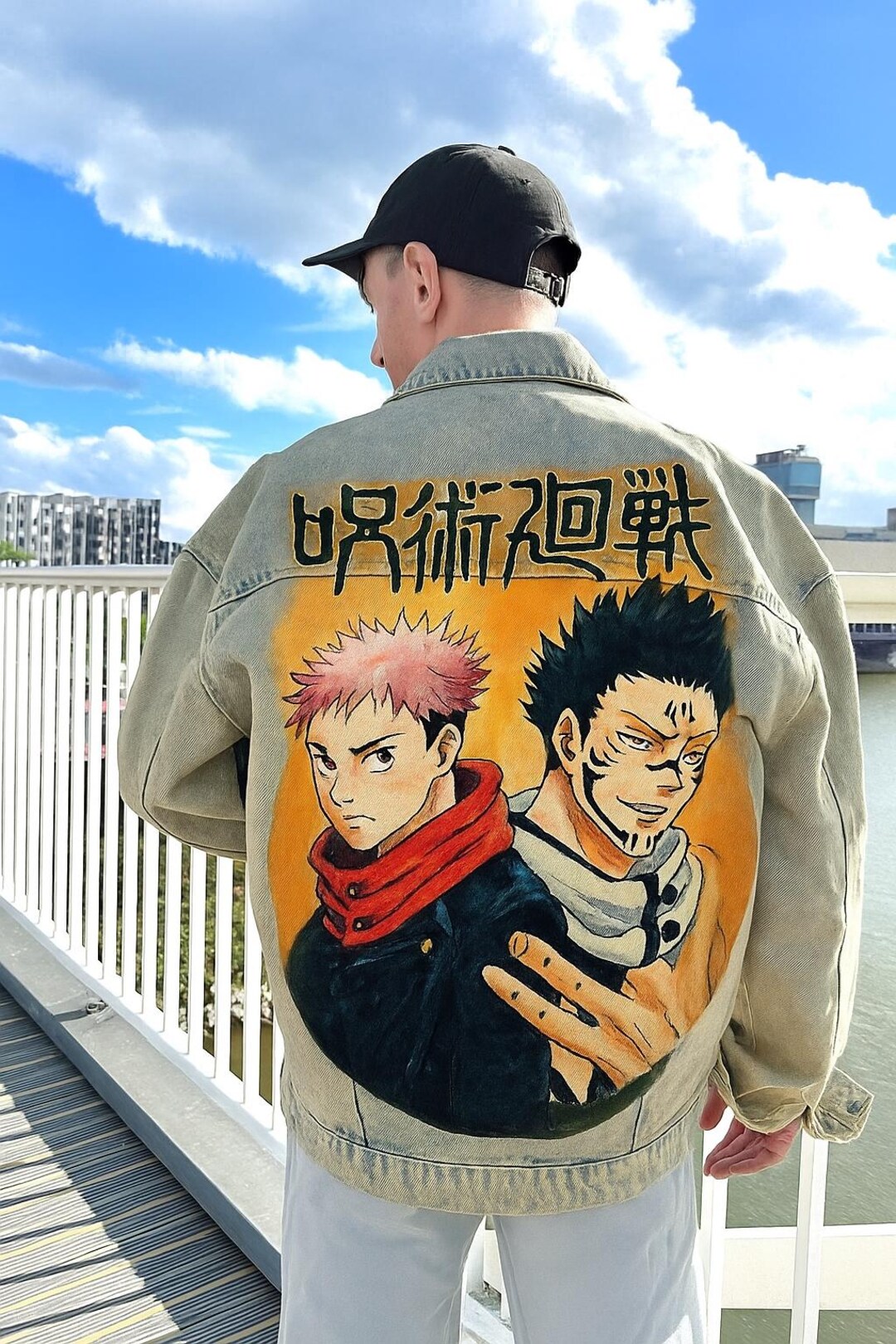 ジャケット・アウター KOUGA Character Denim Jacket il_1080xN.7270910905_4u9p.jpg