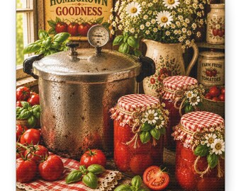 Homegrown Goodness Tomato Preserve Canvas