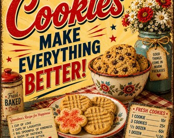 Cookies Make Everything Better Canvas