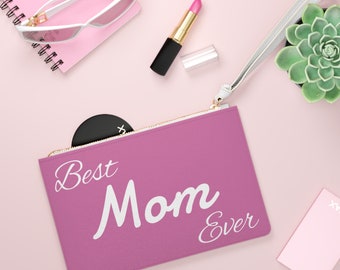 Clutch Bag, een mooie roze portemonnee, verjaardagscadeau voor mama, geschenken die elke moeder graag zou ontvangen, originele cadeaus voor familie, damestas