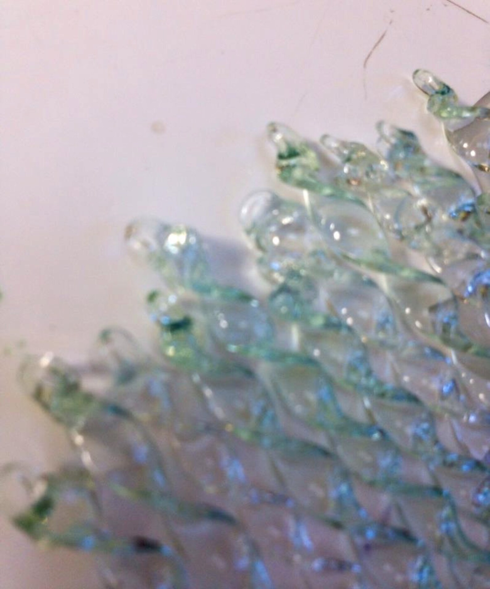 Vintage Chandelier Crystals Parts Supplies Glass Icicles Etsy