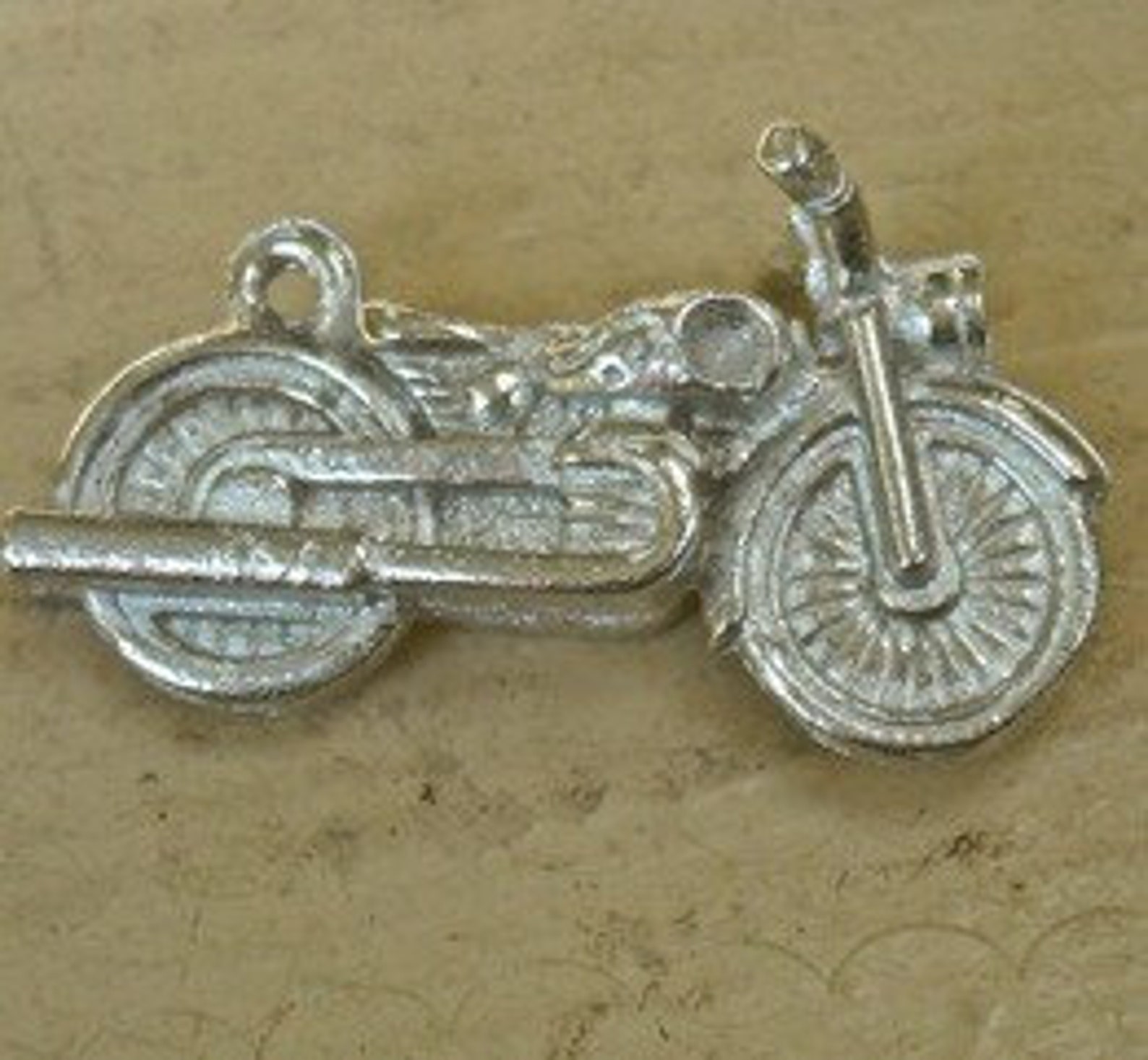 Oxidized 3D Motorcycle Charm main image 0