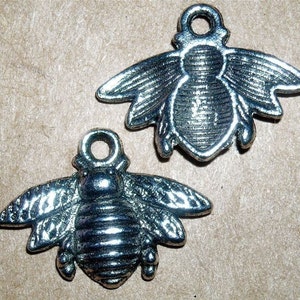 bumble bee tibetan silver charms jewelry findings ts14 image 1