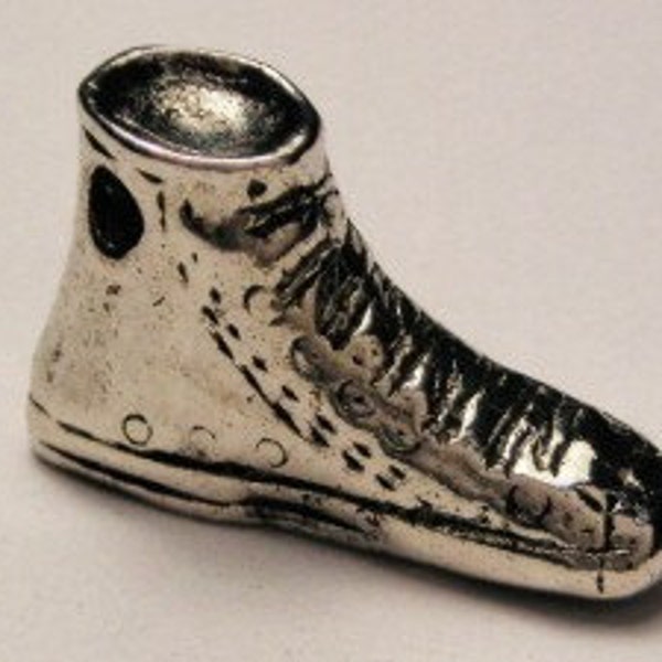 sneaker charmshoe zombie supplies clothes running sports tennis pewter embellishment jewelry supplies   two   charms shoes  cca