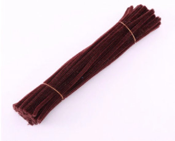 19 Brown Wired Pipe Cleaners Chenille Stems. Bears STEMS for Your Shabby  Creations 