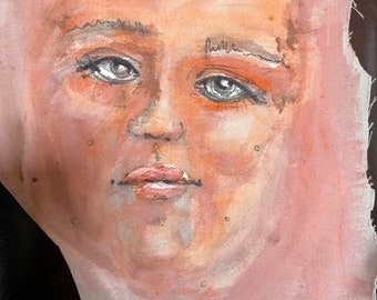 Tissu de visage de poupée fait à la main princesse tête fournitures fournitures petites pièces artisanales corps tête bricolage tissu fille femme enfant homme art