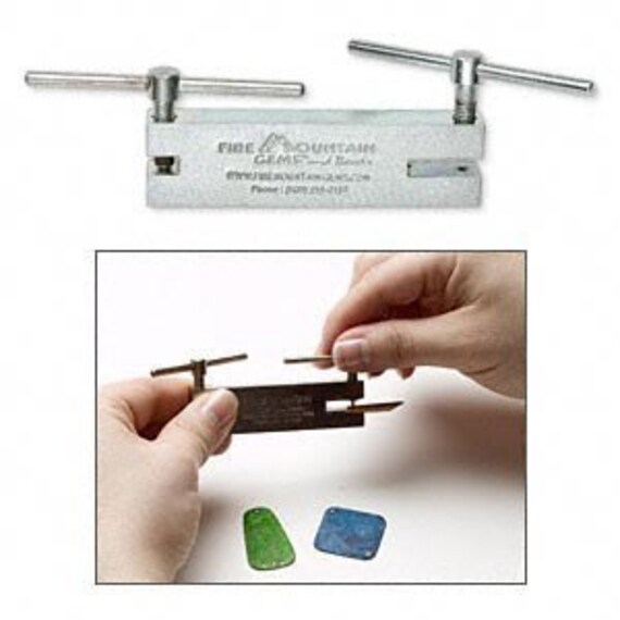 Items similar to JEWELRY AND CRAFT TOOL Steel hole punch 73x10x20mm