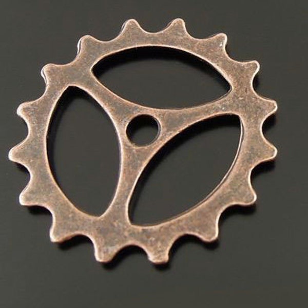 gear Steampunk supplies gears Jewelry findings Metal Gear SPROCKET steampunk GEAR  quantity five z16