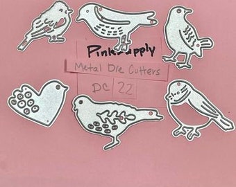 birds Tiny  Metal Die Cuts cutter metal cutting dies   Scrapbook craft Dies, DIY Card Making, Metal Dies, Stencil   Card