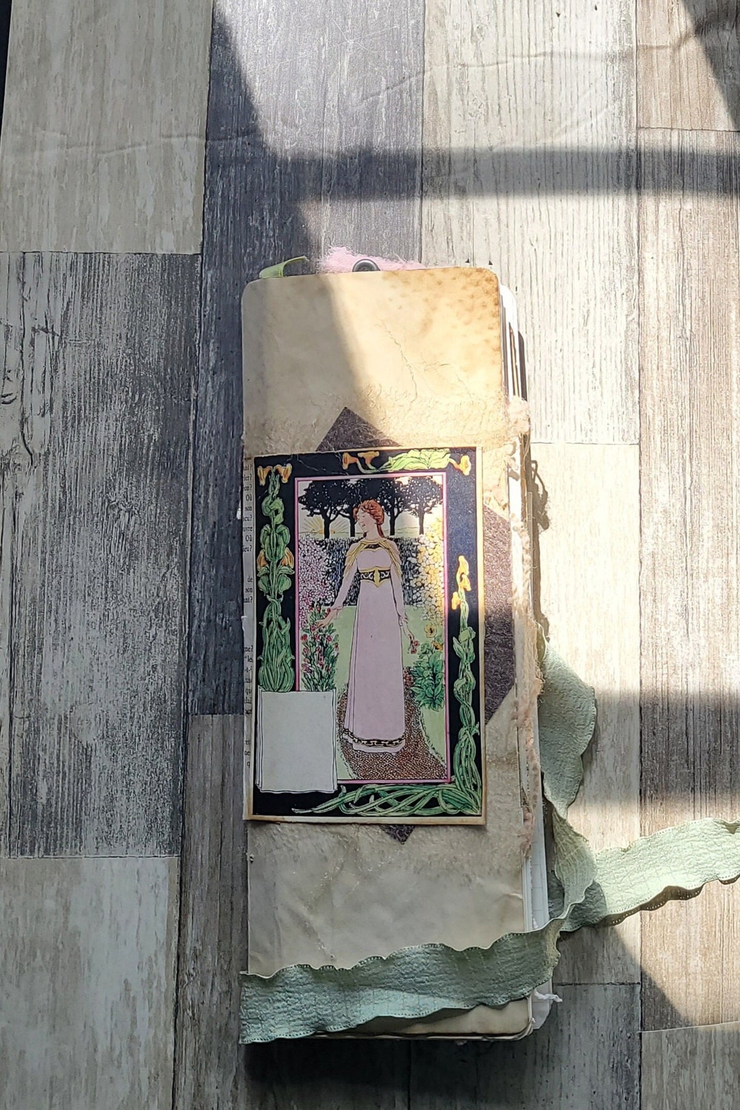 Flower Garden Spring Themed Tall Junk Journal Vintage - Etsy