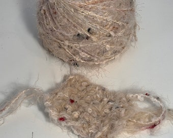 Art yarn, hand-mixed yarn, Mixed Media supply