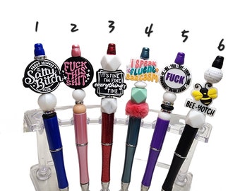 Custom Made Beaded Pens | Personalized Pens | Stationary | Focal Pend