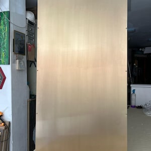 Deckenhalterung Rechteckiger Badezimmer Spiegel | Decken hängender moderner Kosmetikspiegel, hängender Spiegel mit Metallrahmen Bild 8