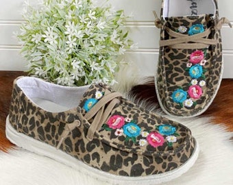 KJGDFS Leopard Cheetah Print Blue Green Biking Shoes Designer Slip on for Women KJGDFS Leopard Cheetah Print Blue Green Biking Shoes Designer Slip on for Women