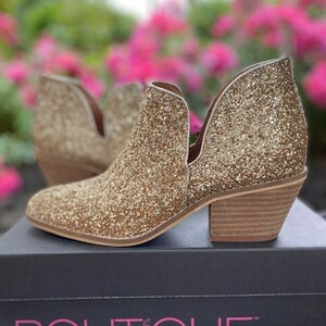 Corkys Glow up Slip on Ankle Boots Etsy
