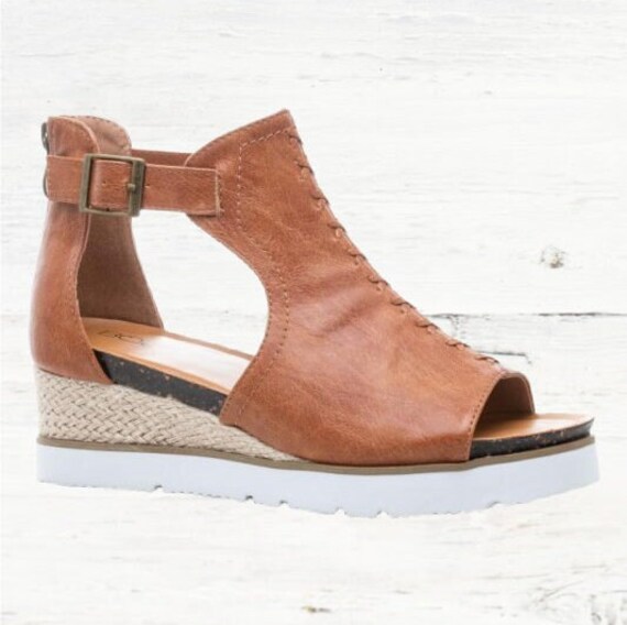corkys wedge sneakers