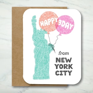Cartão de Feliz Aniversário de Nova York