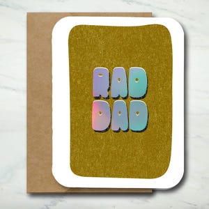 Cartão Holográfico Rad Dad