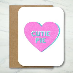 Cutie Pie Valentinstag Karte