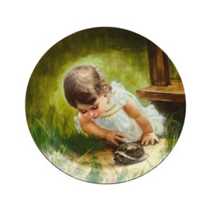 Piatto da collezione Bradford Exchange Backyard Discovery