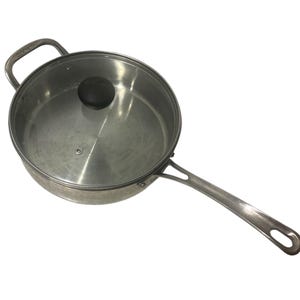 Vintage Cuisinart-panna med lock i gott skick